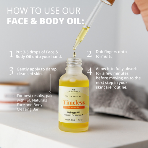 Natural Face & Body Oil Bundle (5-Pack)