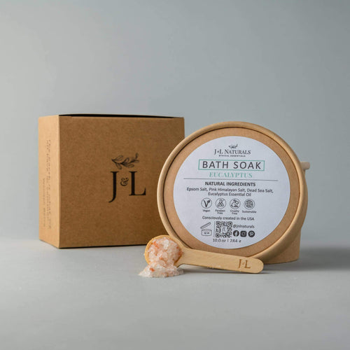 Bath Soak-J&L Naturals-Bergamot,Biodegradable,Eucalyptus,Lavender,Non-CBD,Orange,Soaks,Spa