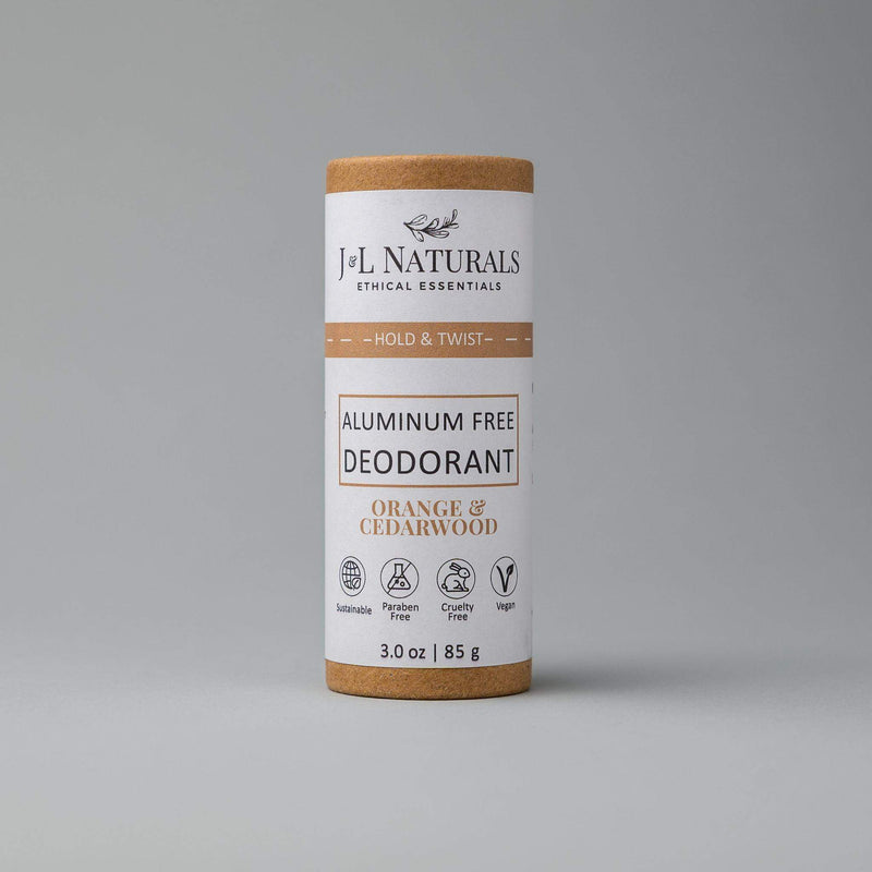 Aluminum-Free Deodorant Bundle 4-Pack ($44 Value)-J&L Naturals-Bergamot,Biodegradable,Body,Cedarwood,Clove,Deodorants,Lemongrass,Men's,Naked,Non-CBD,Orange,Peppermint,Rosemary,Sets,Vanilla,Ylang Ylang