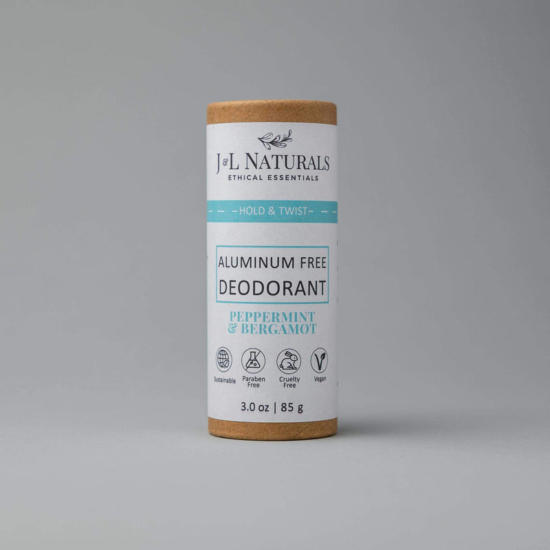Aluminum-Free Deodorant Bundle 4-Pack ($44 Value)-J&L Naturals-Bergamot,Biodegradable,Body,Cedarwood,Clove,Deodorants,Lemongrass,Men's,Naked,Non-CBD,Orange,Peppermint,Rosemary,Sets,Vanilla,Ylang Ylang