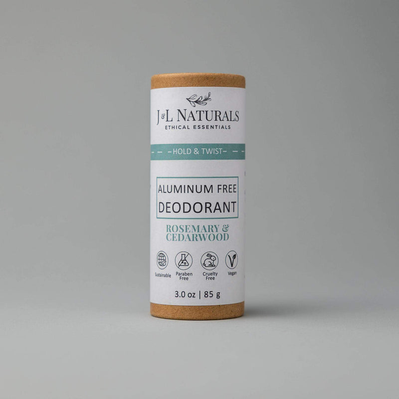 Aluminum-Free Deodorant Bundle 4-Pack ($44 Value)-J&L Naturals-Bergamot,Biodegradable,Body,Cedarwood,Clove,Deodorants,Lemongrass,Men's,Naked,Non-CBD,Orange,Peppermint,Rosemary,Sets,Vanilla,Ylang Ylang