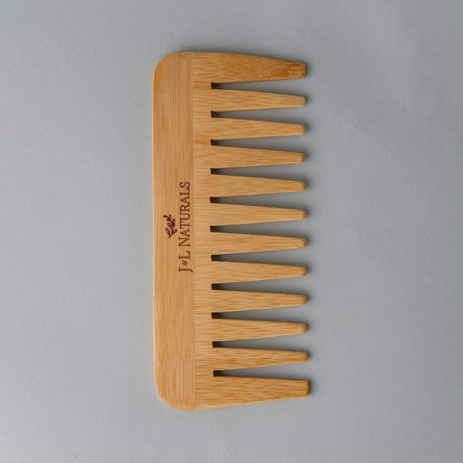 Bamboo Detangling Comb-J&L Naturals-All Essentials,Hair,Hair Tools