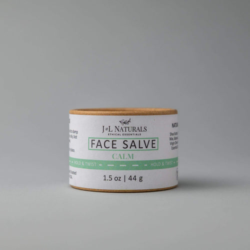Face Salve-J&L Naturals-Biodegradable,Cedarwood,Clove,Face,Lavender,Men's,Non-CBD,Rose Geranium,Salves,Tea Tree,Ylang Ylang