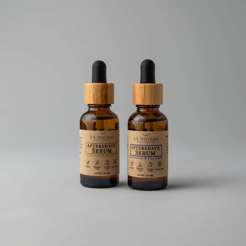 Aftershave Serum Pick-2-J&L Naturals-Aftershave Serums,Body,Cedarwood,Clove,Lavender,Lemongrass,Men's,Naked,Non-CBD,Recycleable,Rosemary,Tea Tree