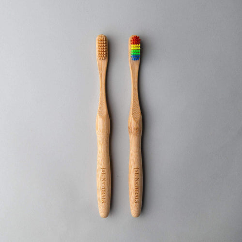 Bamboo Toothbrush Pick-2-J&L Naturals-All Essentials,Biodegradable,Men's,Toothbrushes