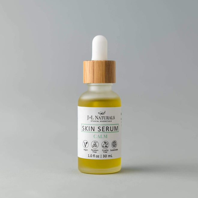 Skin Serum-J&L Naturals-Cedarwood,Clove,Face,Lavender,Lemongrass,Non-CBD,Recycleable,Rose Geranium,Skin Serums,Tea Tree,Ylang Ylang